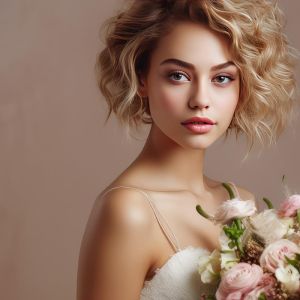 Acconciature da sposa per capelli corti: Tendenze e idee originali per il matrimonio 2024
